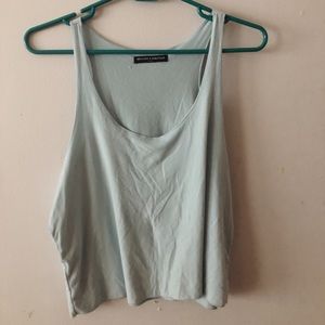 Brandy Melville Light Blue Velvet Tank